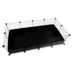 Cage modulaire - c&c - 4 x 2 - 145 x 75 cm - noir - pour cobaye