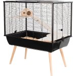 Cage - zolux - neo silta - noir - 78x48x58 cm - pour petits rongeurs
