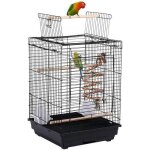 Cage pour oiseaux exotiques et canaris 40 x 40 x 58cm en m�tal