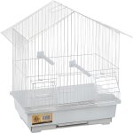 Cage pour oiseaux - lombok - cage pliante - métallique blanche - dimensions 30x225x38 cm - pour canaris ... Cage pour oiseaux - lombok - cage pliante - métallique blanche - dimensions 30x225x38 cm - pour canaris ...
