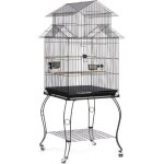Cage � oiseaux - luxs - voli�re d�tachable - noir - 59 x 59 x 1395 cm - ext�rieur