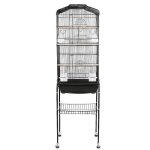 Cage pour oiseaux volière de perroquet canaries perruche canaris avec 4 roues 46 x 36 x 150 cm Cage pour oiseaux volière de perroquet canaries perruche canaris avec 4 roues 46 x 36 x 150 cm