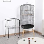 Cage oiseaux volière portable design pour perruche calopsitte canari inséparable mandarins avec support ... Cage oiseaux volière portable design pour perruche calopsitte canari inséparable mandarins avec support ...