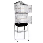 Cage oiseaux - non sp�cifi� - voli�re portable - 46 x 35. 5 x 158. 5 cm - pour perruche canari mandarins ...