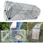 Cage piège piège À animaux piège À martre piège À renard 61x19x21 cm - dayplus piège de capture Cage piège piège À animaux piège À martre piège À renard 61x19x21 cm - dayplus piège de capture