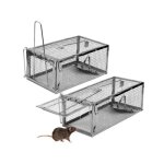 Cage pige  rat - non spcifi - 2 pcs - acier galvanis - rutilisable - usage extrieur