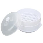 Cuiseur vapeur micro - ondes - fafeicy - fa001 - plastique durable - couvercle transparent - plusieurs ...