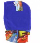 Cagoule - cars - taille unique - polaire - bleu - hiver