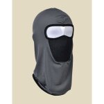 Cagoule masque gris fonc lycra trou yeux moto casque ski vlo karting respirant