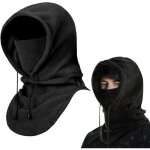 Cagoule polaire - non spcifi - femme - polyester - hiver - noir