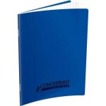 Cahier - conquerant - seys - 140 pages - 90 g / m - couverture polypropylne bleu