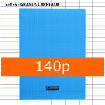 Cahier scolaire - clairefontaine - calligraphe - 24x32 cm - 140 pages - couverture bleue en plastique ... Cahier scolaire - clairefontaine - calligraphe - 24x32 cm - 140 pages - couverture bleue en plastique ...