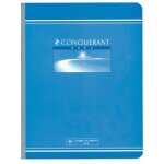 Cahier - conquerant - 17x22 cm - 192 pages - 70g - grands carreaux seyès Cahier - conquerant - 17x22 cm - 192 pages - 70g - grands carreaux seyès