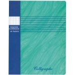 Cahier de brouillon - calligraphe - 17x22 - 48 pages - grands carreaux - papier blanc