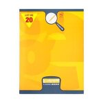 Cahiers - clairefontaine - calligraphe 108702c - lot de 20 - grands carreaux 25 mm - 17x22 cm