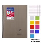 Cahier - clairefontaine - koverbook a4 + - 160 pages - grands carreaux - couverture solide