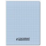 Cahier - conquerant - 17x22 cm - 96 pages - 90g - grands carreaux seys - bleu ciel