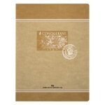 Cahier - conquerant - grand carreaux 17x22 - 96 pages - papier 100% recycl