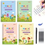 Cahier d�criture magique - calligraphy - 4pcs - r�utilisable - stylo magique inclus - correcteur de prise ...