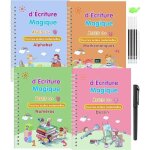 Cahier d�criture magique - r�utilisable - stylo inclus - 6 recharges - pour enfants 3 - 7 ans