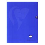 Cahier mimesys - clairefontaine - 48 pages - grands carreaux - 24 x 32 - bleu marine Cahier mimesys - clairefontaine - 48 pages - grands carreaux - 24 x 32 - bleu marine