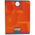 Cahier - 24 / 32 - petits carreaux 5x5 - couleur orange
