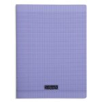 Cahier piqué - clairefontaine - 8000 polypro - violet - 24x32cm - 192 pages - 90g / m² Cahier piqué - clairefontaine - 8000 polypro - violet - 24x32cm - 192 pages - 90g / m²