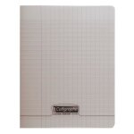 Cahier piqu - calligraphe - 17x22 cm - 48 pages - 90g - grands carreaux seys