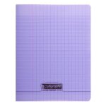 Cahier piqu - calligraphe - 24x32 cm - 48 pages - 90g - grands carreaux seys