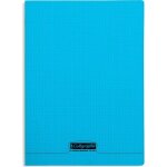 Cahier polypro bleu calligraphe 24x32 48p petits carreaux 5x5 90g