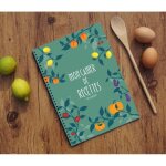Cahier de recettes  complter grand format a4 60 recettes  remplir