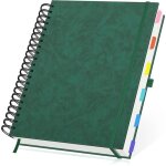 Cahier spirale a4 petits carreaux - estampille - 120 feuilles - 28. 5x21. 6 cm - 100 g / m� - quadrill� ...