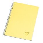 Cahier a4 - clairefontaine - linicolor - 100 pages - grands carreaux - couverture en polypropylne