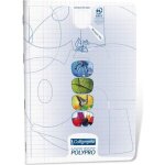 Cahier a4 - clairefontaine - 96 pages - papier 90g - couverture polypropylne - sans spirales