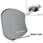 Parabole fibre - cahors - bisat g4b - multisatellite - 4 lnb - gris Parabole fibre - cahors - bisat g4b - multisatellite - 4 lnb - gris