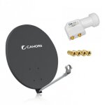Cahors parabole satellite fibre composite gris anthracite smc 80cm + lnb twin hdsat 4k Cahors parabole satellite fibre composite gris anthracite smc 80cm + lnb twin hdsat 4k