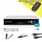 Offre: cahors rcepteur satellite hd + carte fransat + cble hdmi + cble 12v + dport ir + tlcommande ...