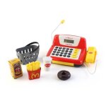 Caisse enregistreuse jouet avec cran numrique robincool cash register 25x11x16 cm avec calculatrice ...