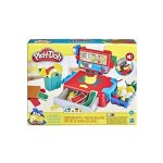Caisse enregistreuse sonore play doh - avec pate a modeler + accessoires - epicerie supermarche - coffret ...