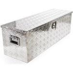 Wiltec caisse � outils en aluminium ? 124 x 37 x 38 cm ? 170 litres ? bo�te � outils alu ondul� ? v�rins ...