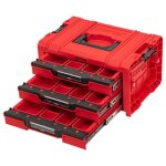 Caisse  outils - qbrick - drawer 3 - rouge - polyamide - mtal