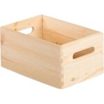Caisse sans couvercle - artub - 30 x 20 x 14 cm - pin massif - pr�te � peindre - empilable