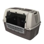 Caisse de transport pour chien - bama pet - easy tour - 88 x 52 x 60 cm - couleur taupe - grand chien ...