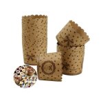 Caissettes cupcakes papier moules gteaux - lot de 100 papier kraft avec n?ud papillon pour muffins dessert ...