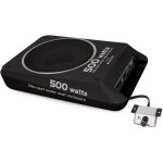 Caisson actif caliber bc108us - 500w - extra plat avec haut - parleur de grave de 20 cm - noir bc108us ...