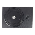 Caisson de basses actif 10 1500w ultra - plat pour si�ge auto c�ble audio inclus