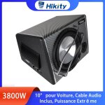 Caisson de basses actif 10 pouces 3800w pour voiture c�ble audio inclus puissance extr�me