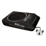 Caisson de basse sous le sige - caliber bc108us - 50 - 160 hz 100w rms 500w max 350 x 235 x 70 mm noir ...