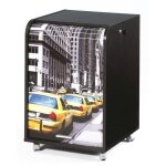 Caisson de bureau - taxis jaunes - noir - 2 tiroirs - fermeture � cl� - fabrication fran�aise