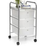 Caisson sur roulettes gina 3 tiroirs plastiques Caisson sur roulettes gina 3 tiroirs plastiques